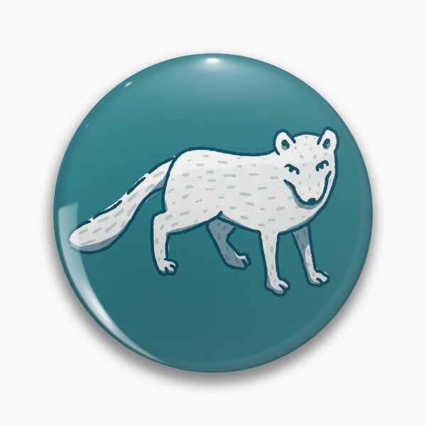 Artikelvorschau, Weißer Polarfuchs stehend entworfen und verkauft von Caromite.