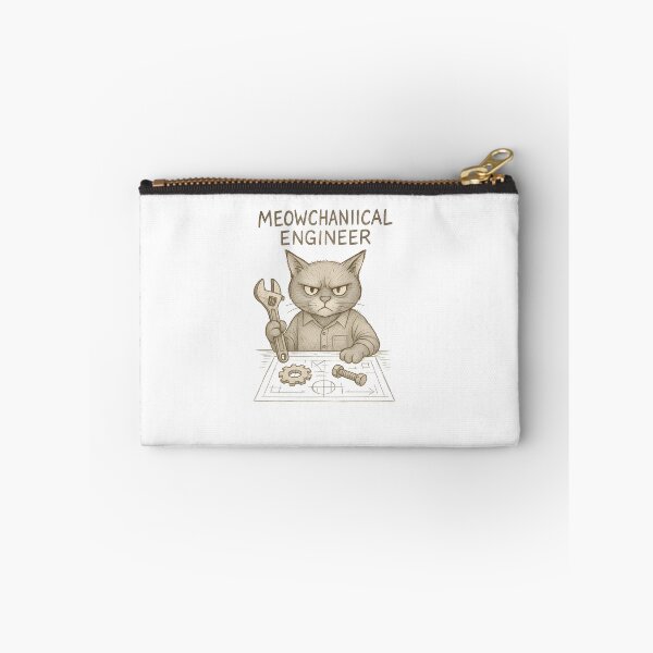 Item preview, Meowchanical Engineer designed and sold by Uglyandcute.