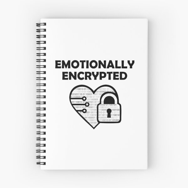Item preview, Emotionally Encrypted – Binary Heart Lock Tech Tee designed and sold by Lily's World.