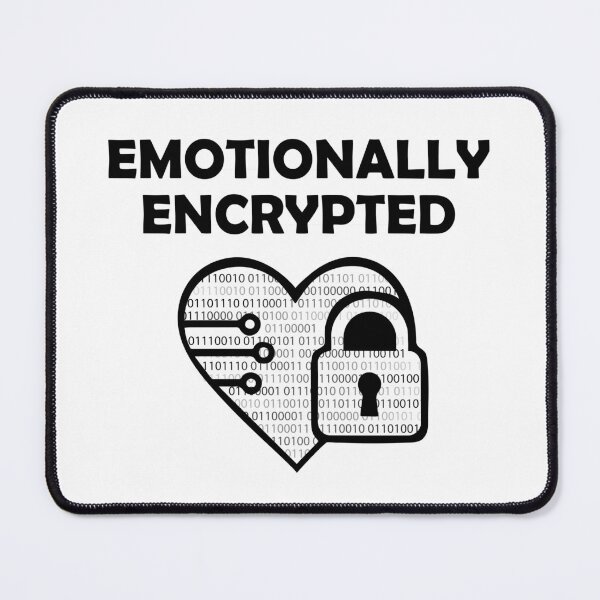 Item preview, Emotionally Encrypted – Binary Heart Lock Tech Tee designed and sold by Lily's World.