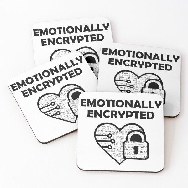 Item preview, Emotionally Encrypted – Binary Heart Lock Tech Tee designed and sold by Lily's World.