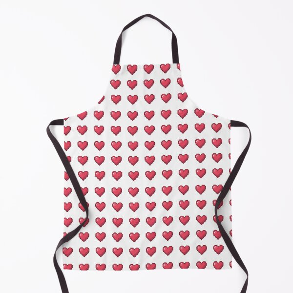 Item preview, Cute Pixel Hearts – Red Love designed and sold by retro_pixel.