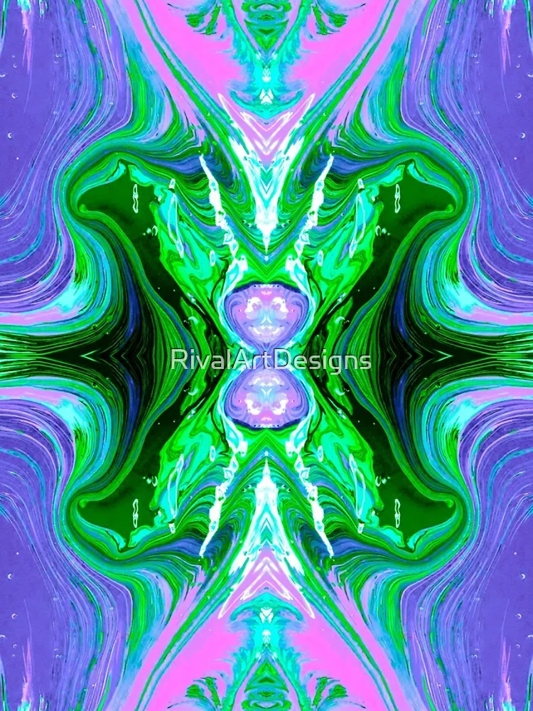 Thumbnail 5 of 5, iPhone Case, Cyan Vortex designed and sold by RivalArtDesigns.