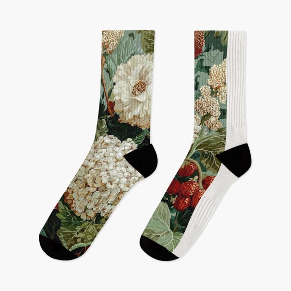 Artikelvorschau, Blumen William Morris Hortensie Druck druckbare Vintage Wandkunst Sage Green Flower Poster entworfen und verkauft von regnumsaturni.
