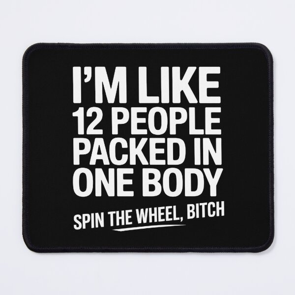 Item preview, I'm Like 12 People Packed In One Body - This is the perfect gift for someone who feels like a whole crowd of thoughts, moods, and personalities packed into one mind. designed and sold by ZyziowskyArt.