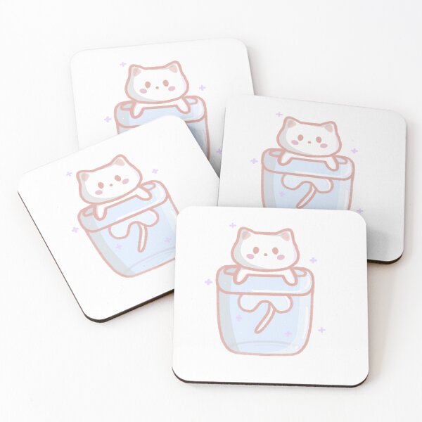 Item preview, Kawaii kitty designed and sold by Lonelypeach.