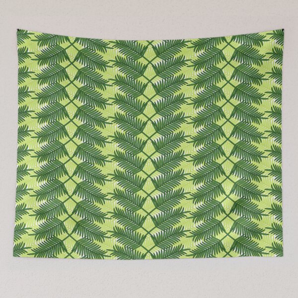 Item preview, Palm Fronds Green Yellow designed and sold by Owen1976.