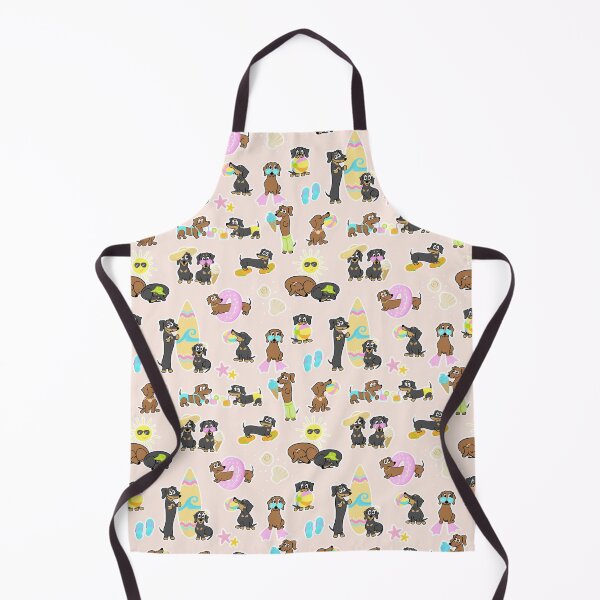 Item preview, Beach Day Dachshunds – Cute Summer Sausage Dog Pattern Pink designed and sold by Laura Deakin Artist.