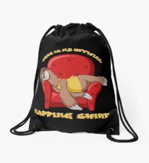 Official Napping Shirt - Lazy Sloth Drawstring Bag