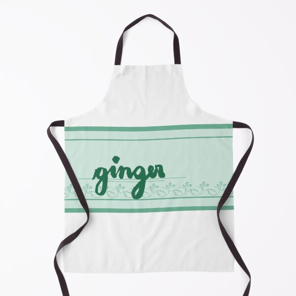 Item preview, Ginger Spice Label Dark Green with Calligraphy designed and sold by abitofaromantic.
