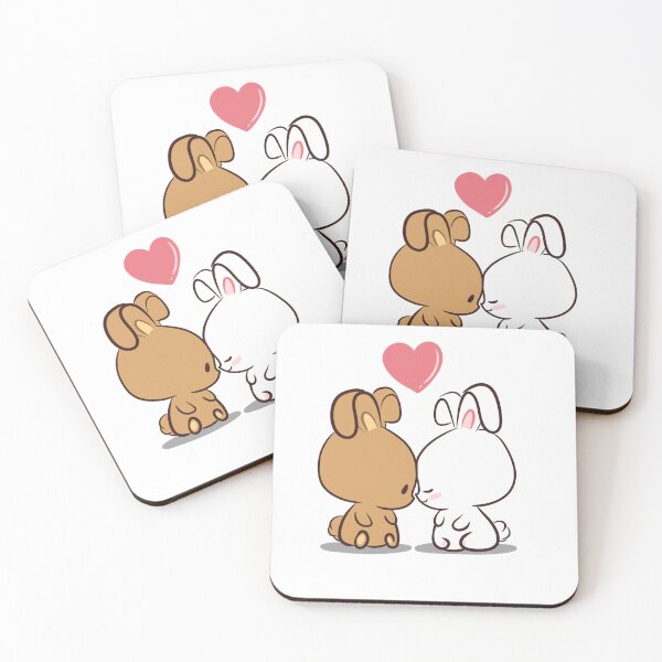 Item preview, Nua and Nia love bunnies cute love couples designed and sold by zand-n-zive.