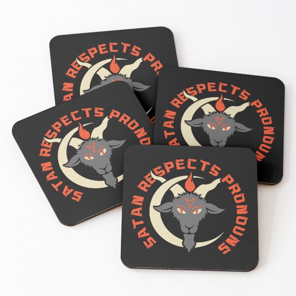 Item preview, Satan respects pronouns  designed and sold by remerasnerdas.