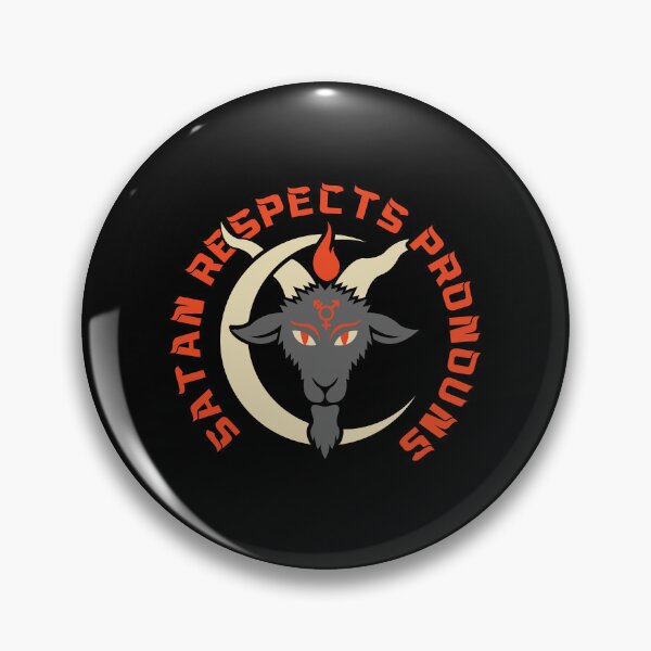 Item preview, Satan respects pronouns  designed and sold by remerasnerdas.