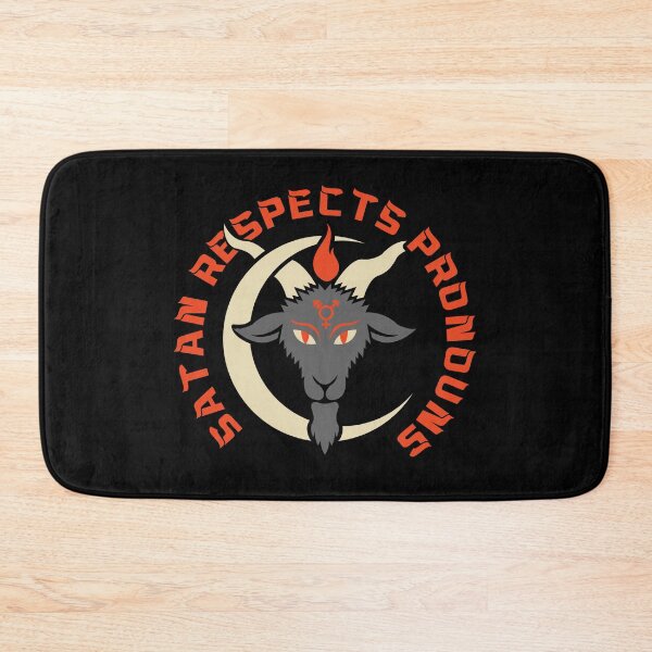 Item preview, Satan respects pronouns  designed and sold by remerasnerdas.