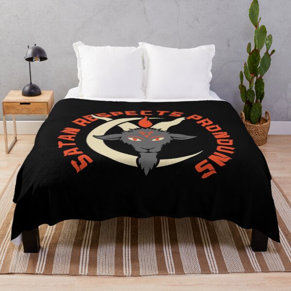 Item preview, Satan respects pronouns designed and sold by remerasnerdas.