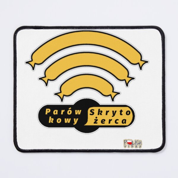 Item preview, Parówkowy Skrytożerca – Sausage Wi-Fi Parody Design designed and sold by Lucky Pig Teesigns .