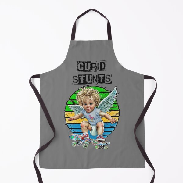 Item preview, CUPID STUNTS - SKATEBOARD designed and sold by Pickle Wicked Designs.