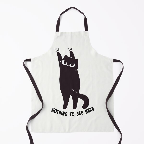 Item preview, NOTHING TO SEE HERE BLACK CAT designed and sold by InGFocus.