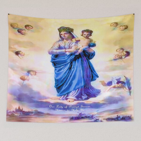 Item preview, Our Lady of Prompt Succor with Prayer designed and sold by LitanyLane.
