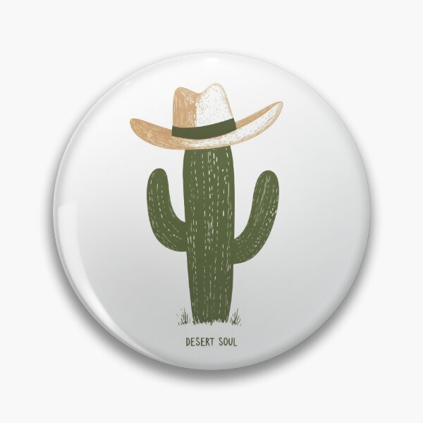 Item preview, Desert Soul Cactus Cowboy Hat Western Minimalist Art designed and sold by AdamGierczyk.