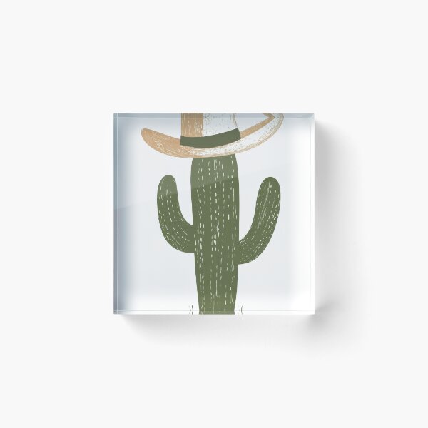 Item preview, Desert Soul Cactus Cowboy Hat Western Minimalist Art designed and sold by AdamGierczyk.