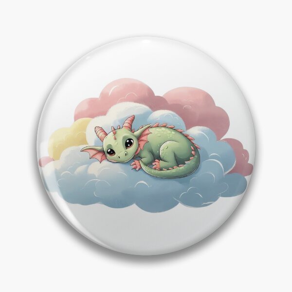 Item preview, Dreamy Baby Dragon – Soft Pastel Illustration designed and sold by BestZoneStore.
