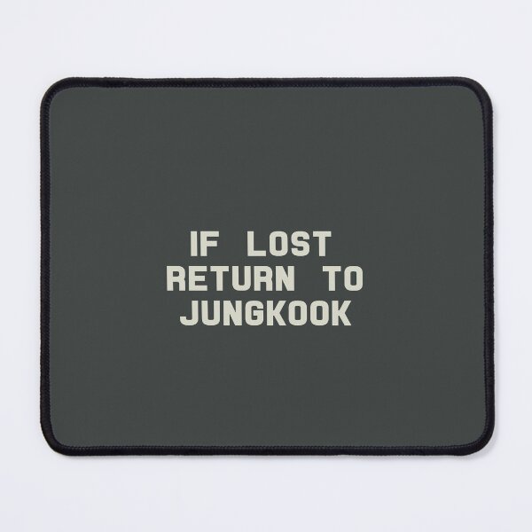 Item preview, If Lost Return to JungKook Tee designed and sold by deluluhaze.