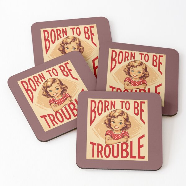 Item preview, BORN TO BE TROUBLE #1 designed and sold by andalaimaging.