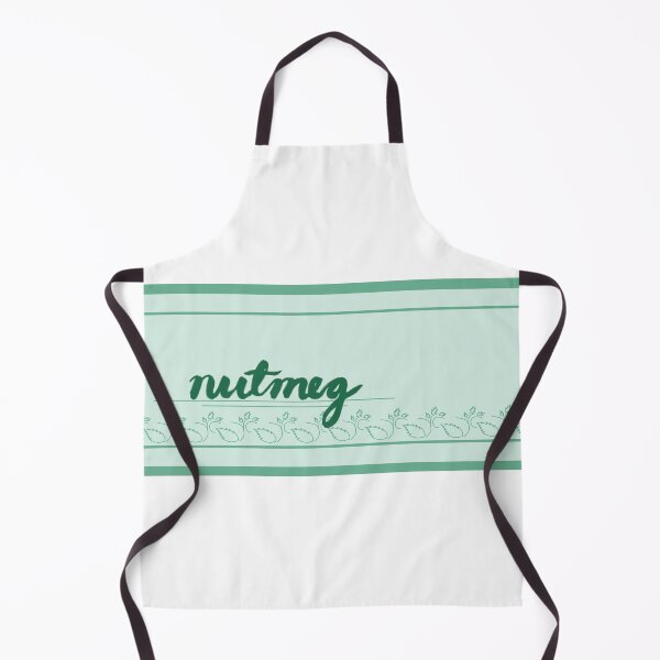 Item preview, Nutmeg Spice Label Dark Green with Calligraphy designed and sold by abitofaromantic.