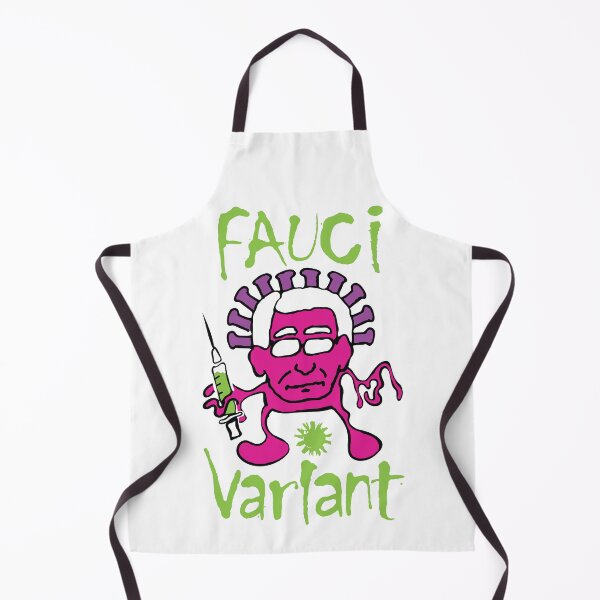 Item preview, The Fauci Variant: A Hilarious Design Depicting Dr. Anthony Fauci as a COVID-19 Virus Holding a Medical Device designed and sold by pelagio.