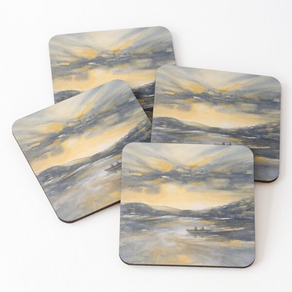 Item preview, Clouds, sunlight and reflections in the water designed and sold by Adriana Mueller.