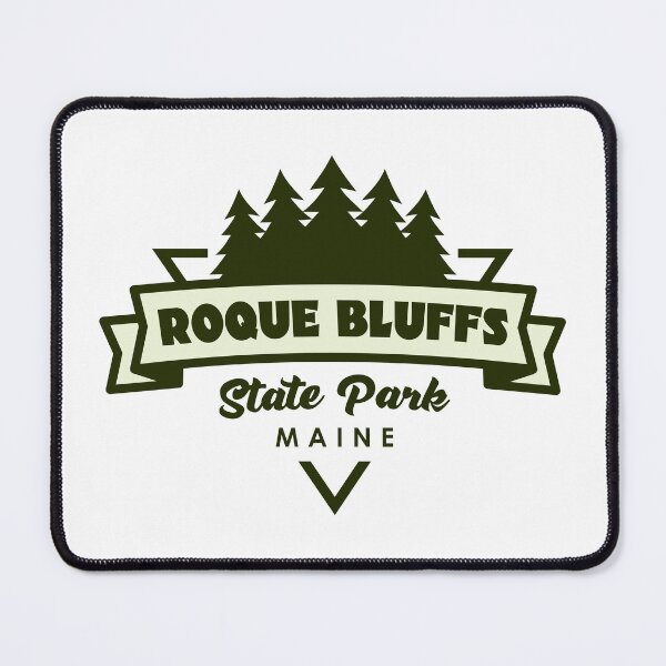 Item preview, Roque Bluffs State Park Maine Trees And Ribbon designed and sold by bivenart.
