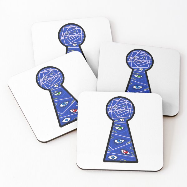 Item preview, A lock opening onto a metaphysical universe, with the eyes of the universe designed and sold by fifou96.