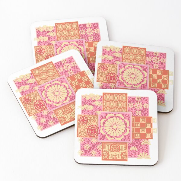 Item preview, Japanese Mix Kimono Pattern Patchwork designed and sold by urrin DESIGN.