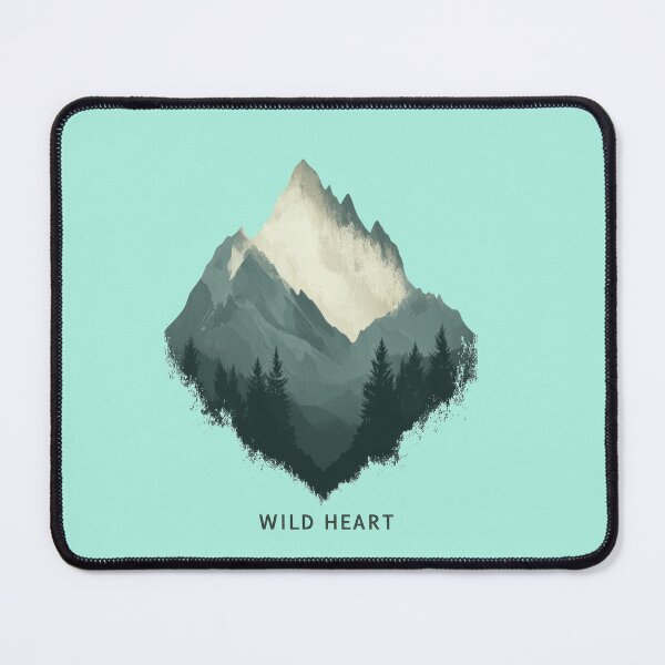 Item preview, Wild Heart Mountain Range Adventure Nature Art designed and sold by AdamGierczyk.