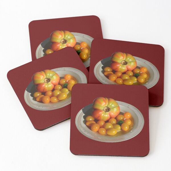 Item preview, Plate with organic tomatoes designed and sold by mariya-ivanova.