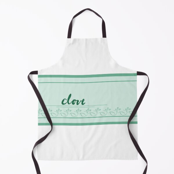 Item preview, Clove Spice Label Dark Green with Calligraphy designed and sold by abitofaromantic.