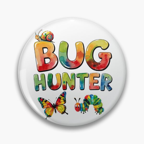 Item preview, Childrens Cute Bug Hunter Kids Insect designed and sold by MoonMonkeyNbear.