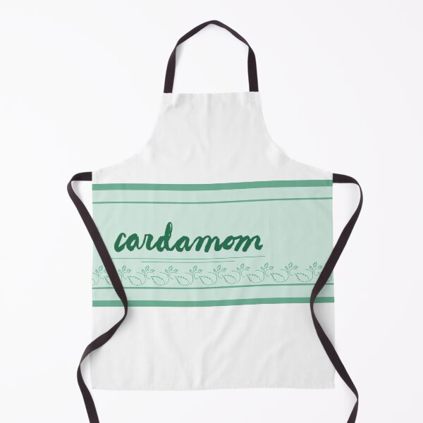 Item preview, Cardamom Spice Label Dark Green with Calligraphy designed and sold by abitofaromantic.