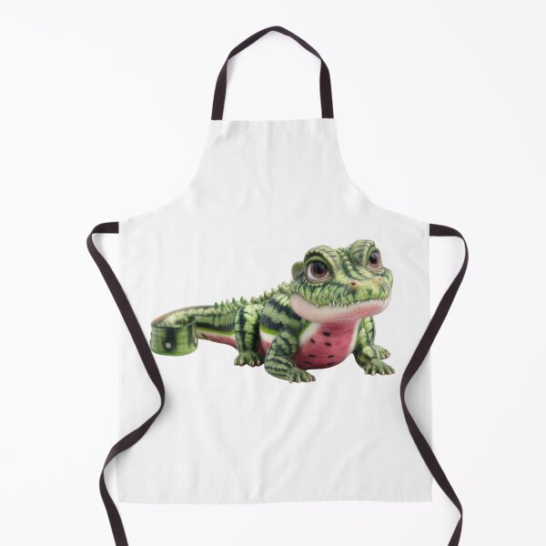 Item preview, Watermelon Crocodile – Funny Fruit Reptile Art Illustration designed and sold by Maryna_Reine.
