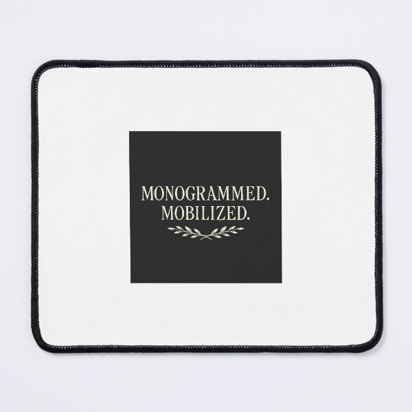 Item preview, Monogrammed and mobilized.  designed and sold by Wintermore Hall.