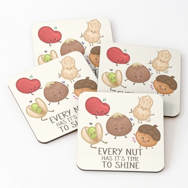 Item preview, Every Nut has it's Time to Shine Pun designed and sold by Khotekmei.