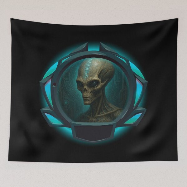 Item preview, Ancient Alien Skull V2 designed and sold by II IRONSKULLS II.
