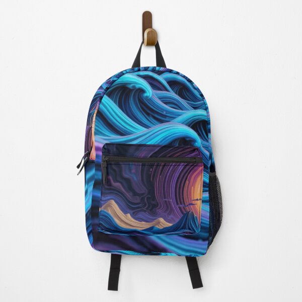 Item preview, Crazy Waves on the Mountain designed and sold by 0penvimark.