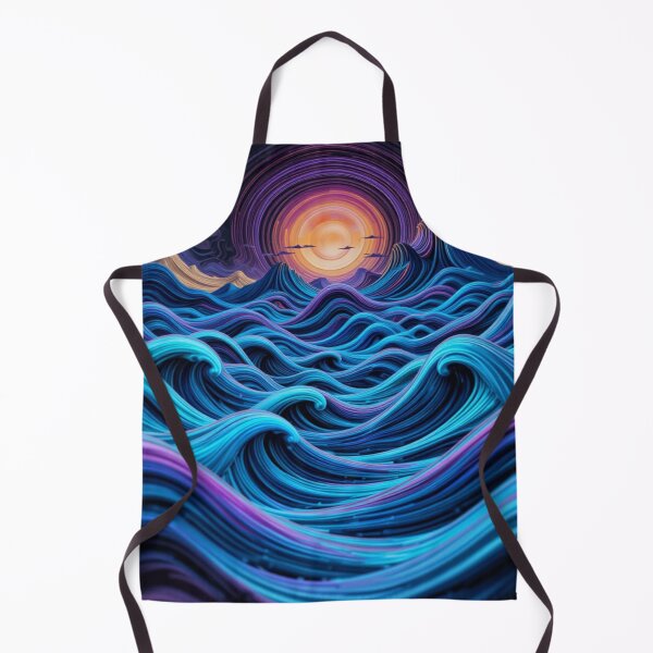 Item preview, Crazy Waves on the Mountain designed and sold by 0penvimark.