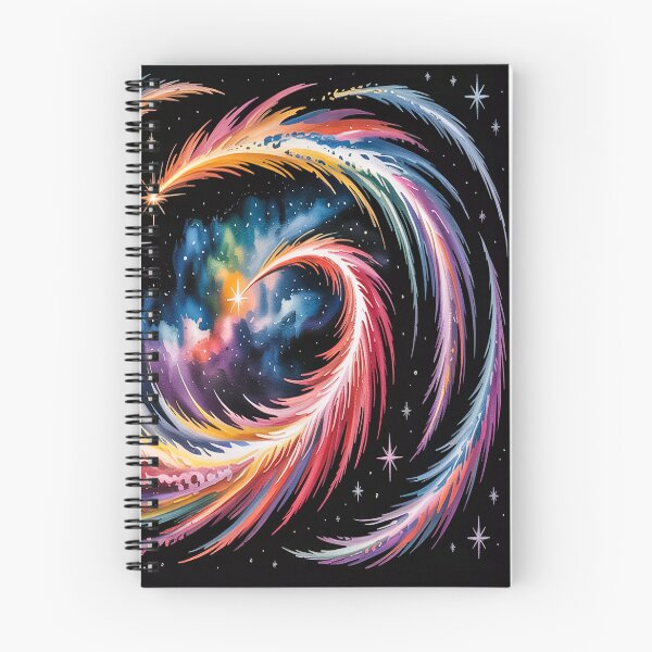 Item preview, Abstract Meteor Storm Galaxy Black, Silver And Red designed and sold by SilentSpirits.