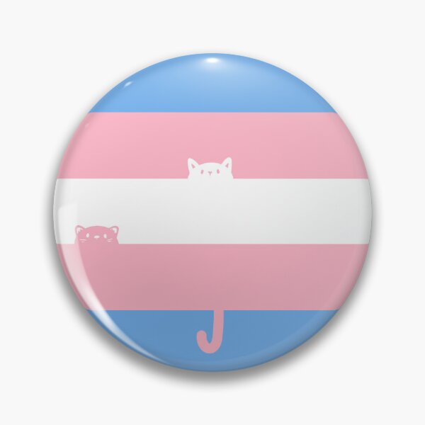 Item preview, Trans Flag Cat-stripes designed and sold by HiyaGaia.