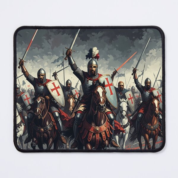 Item preview, Charging Crusaders: Knights of the Cross - Scythianshead design designed and sold by Scythianshead .