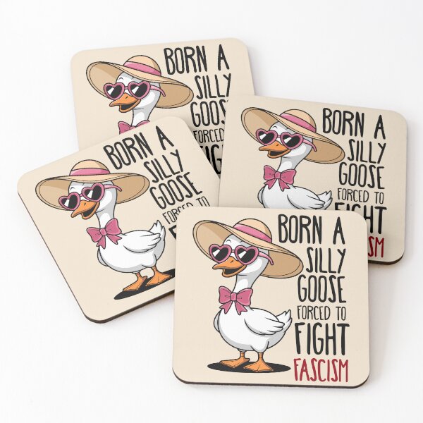 Item preview, Silly Goose against fascism – Anti-fascist statement design designed and sold by VariousGoodies.