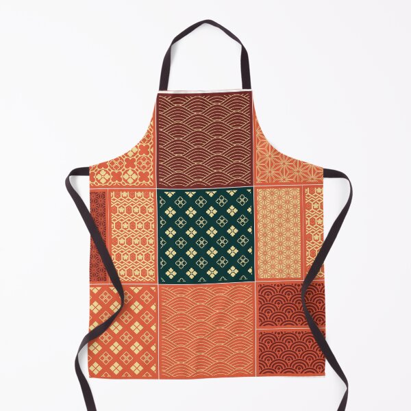 Item preview, Kimono Mix Pattern Patchwork Red designed and sold by urrin DESIGN.